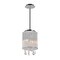Cwi Lighting Benson 2 Light Drum Shade Mini Pendant With Chrome Finish 5562P8C Clear - alternate 1